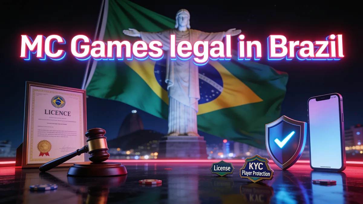 O MC Games é Legal e Seguro no Brasil? para jogadores no Brasil